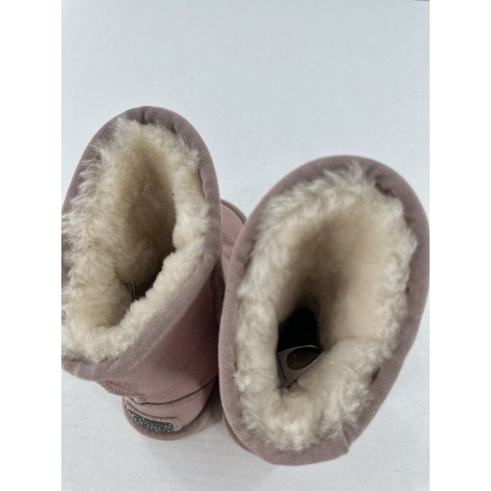 Australia Luxe Collective Girls Boots Size 10 US Pink Leather Shearling Cosy - Picture 5 of 7